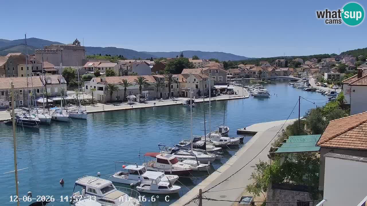 Livecam Vrboska marina | Hvar island | Dalmatia