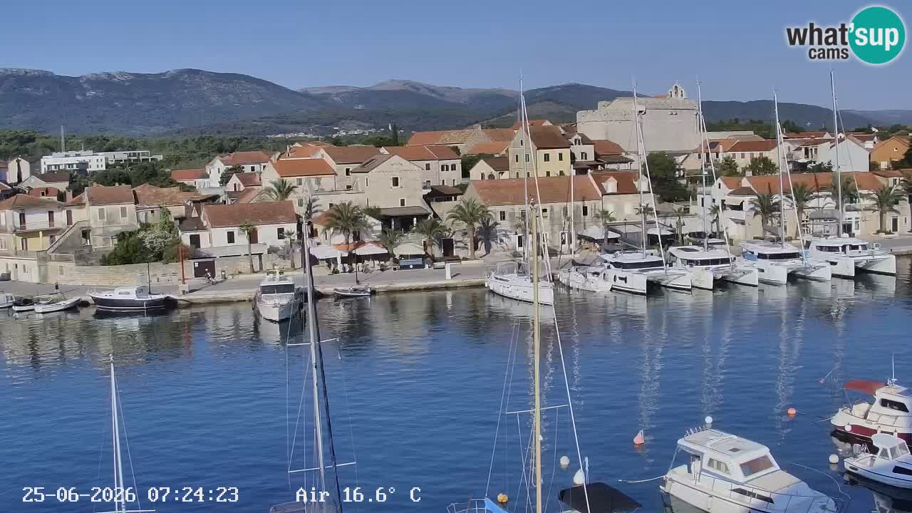 Livecam Vrboska marina | Hvar island | Dalmatia
