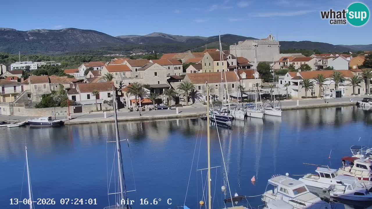 Webcam Hvar Vrboska marina | Dalmazia