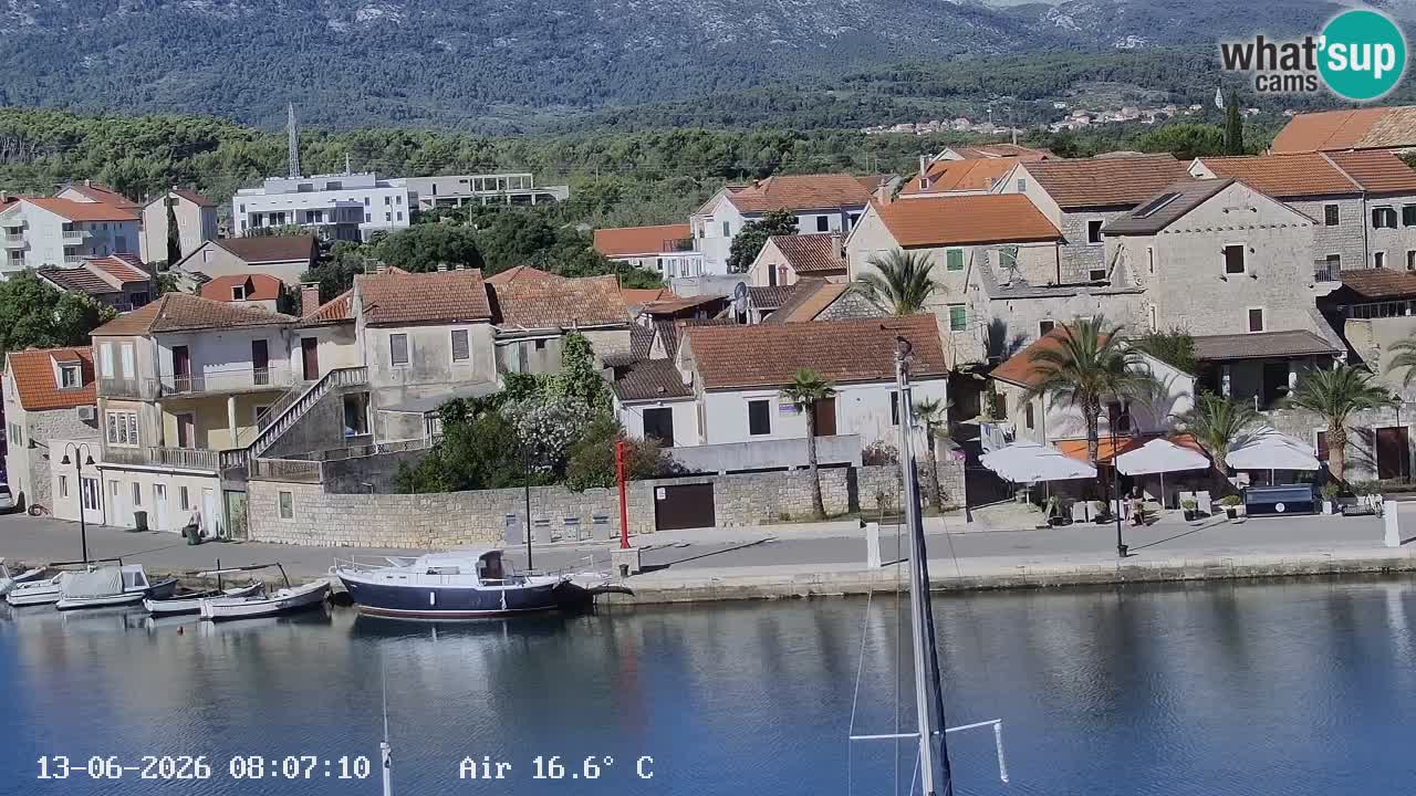 Livecam Hvar Vrboska marina | Île de Hvar | Dalmatia