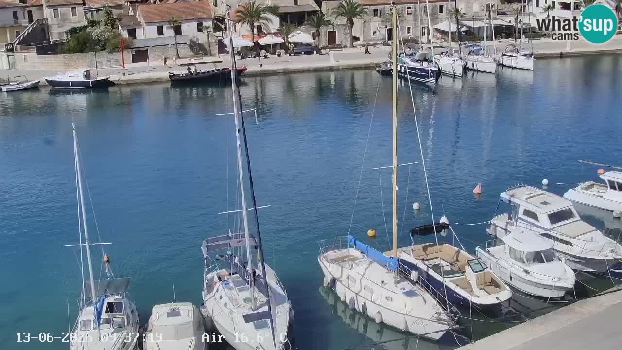 Webcam Hvar Vrboska marina | Dalmazia