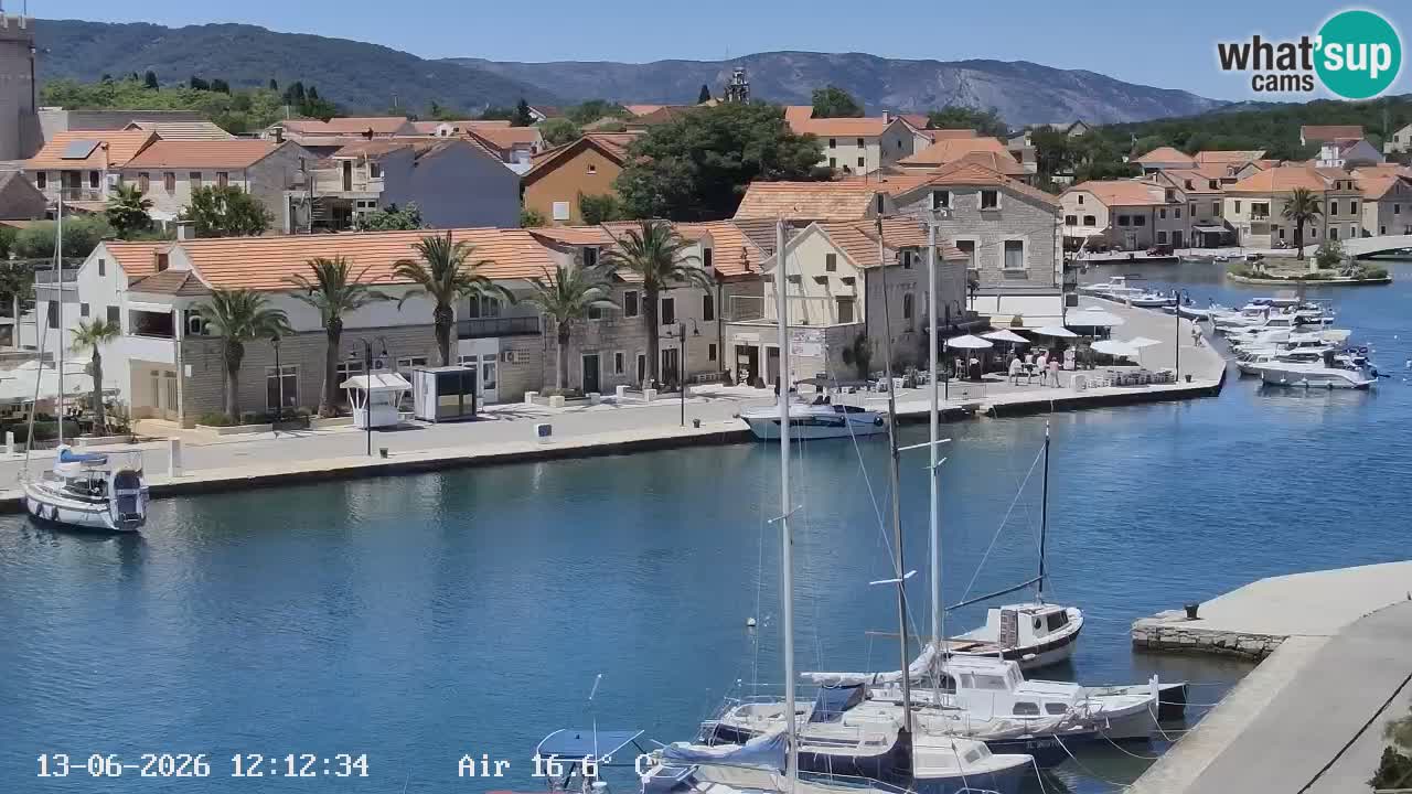 Livecam Hvar Vrboska marina | Île de Hvar | Dalmatia