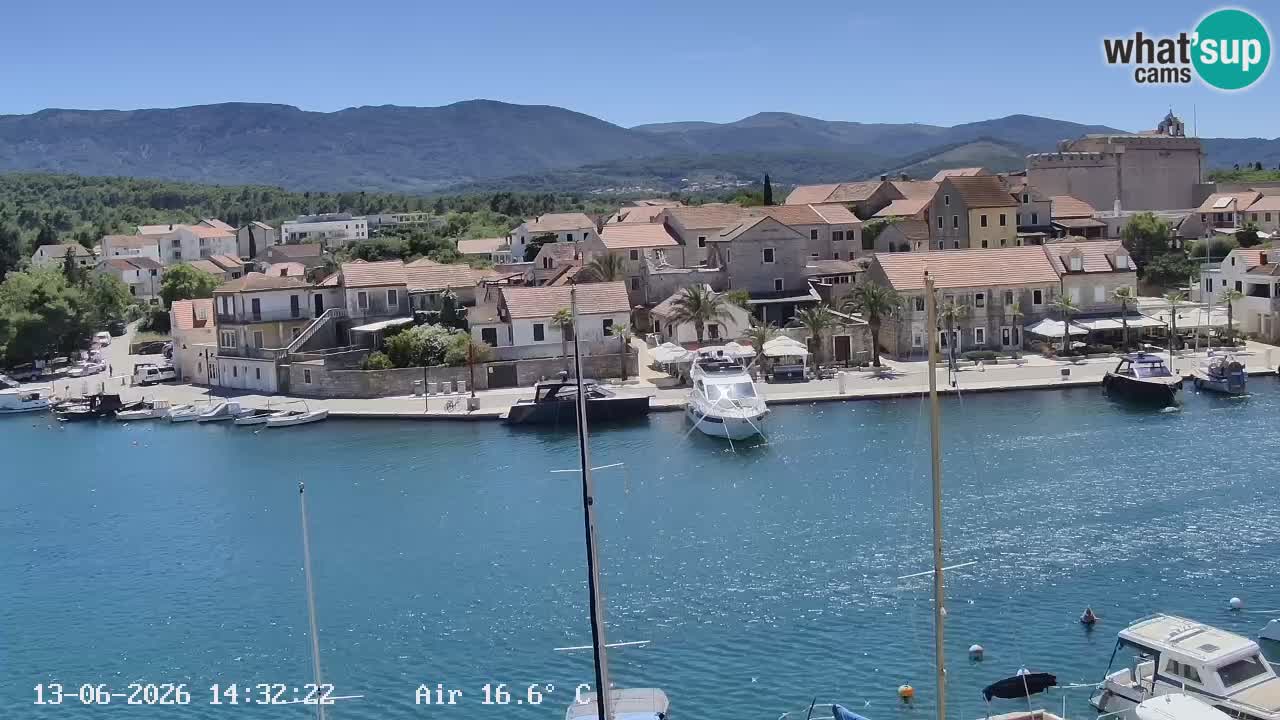 Livecam Vrboska marina | Hvar island | Dalmatia