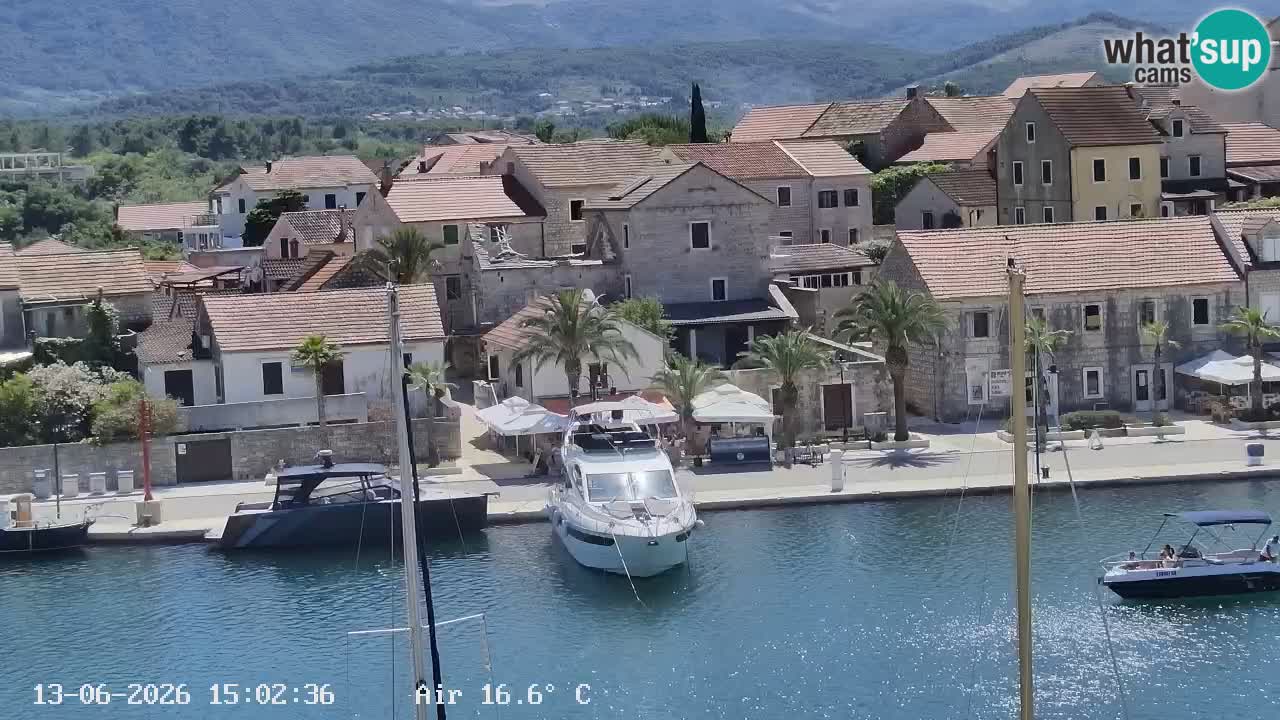 Web kamera Hvar Vrboska marina | otok Hvar | Dalmacija