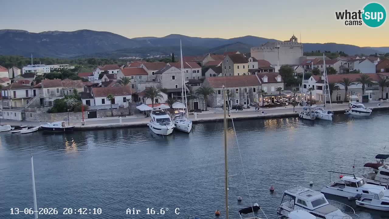 Livecam Vrboska marina | Hvar island | Dalmatia