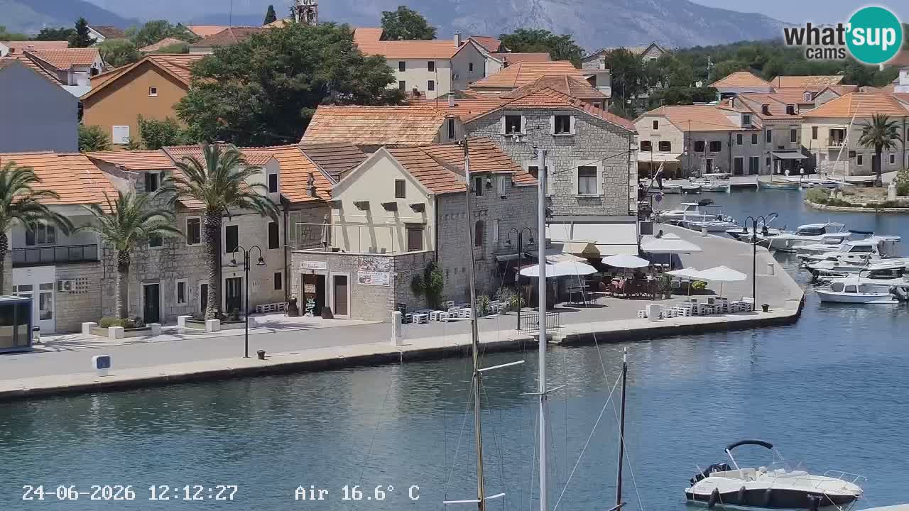 Livecam Vrboska marina | Hvar island | Dalmatia