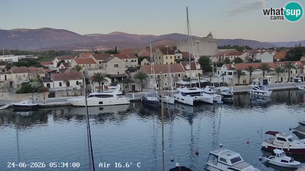 Webcam Vrboska marina | Hvar Insel | Dalmatien
