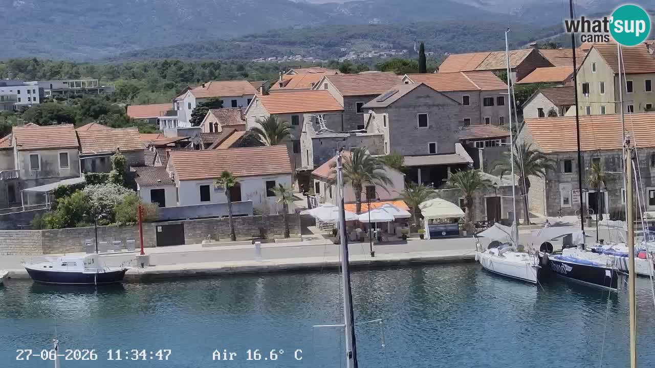 Livecam Hvar Vrboska marina | Île de Hvar | Dalmatia