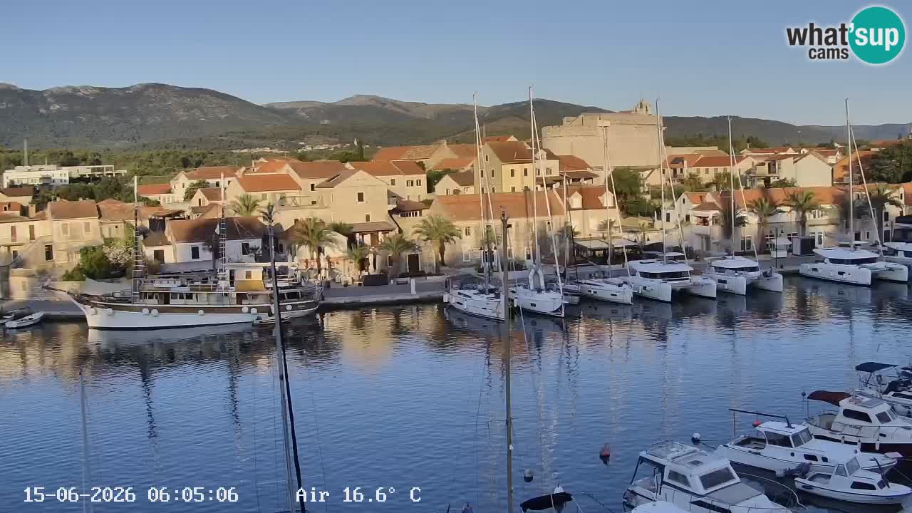 Livecam Vrboska marina | Hvar island | Dalmatia