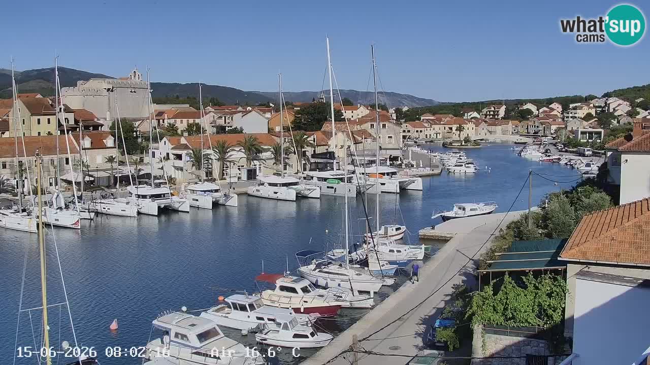 Livecam Vrboska marina | Hvar island | Dalmatia