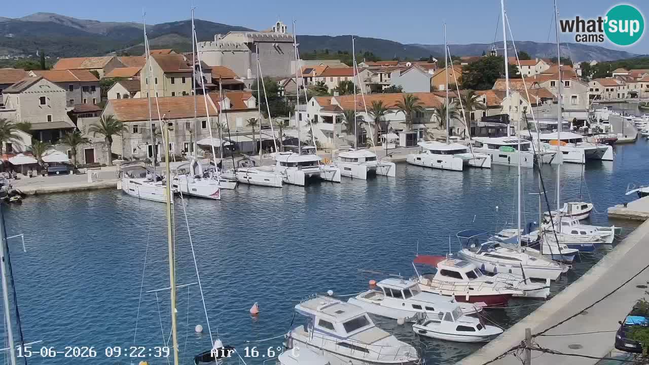 Livecam Vrboska marina | Hvar island | Dalmatia