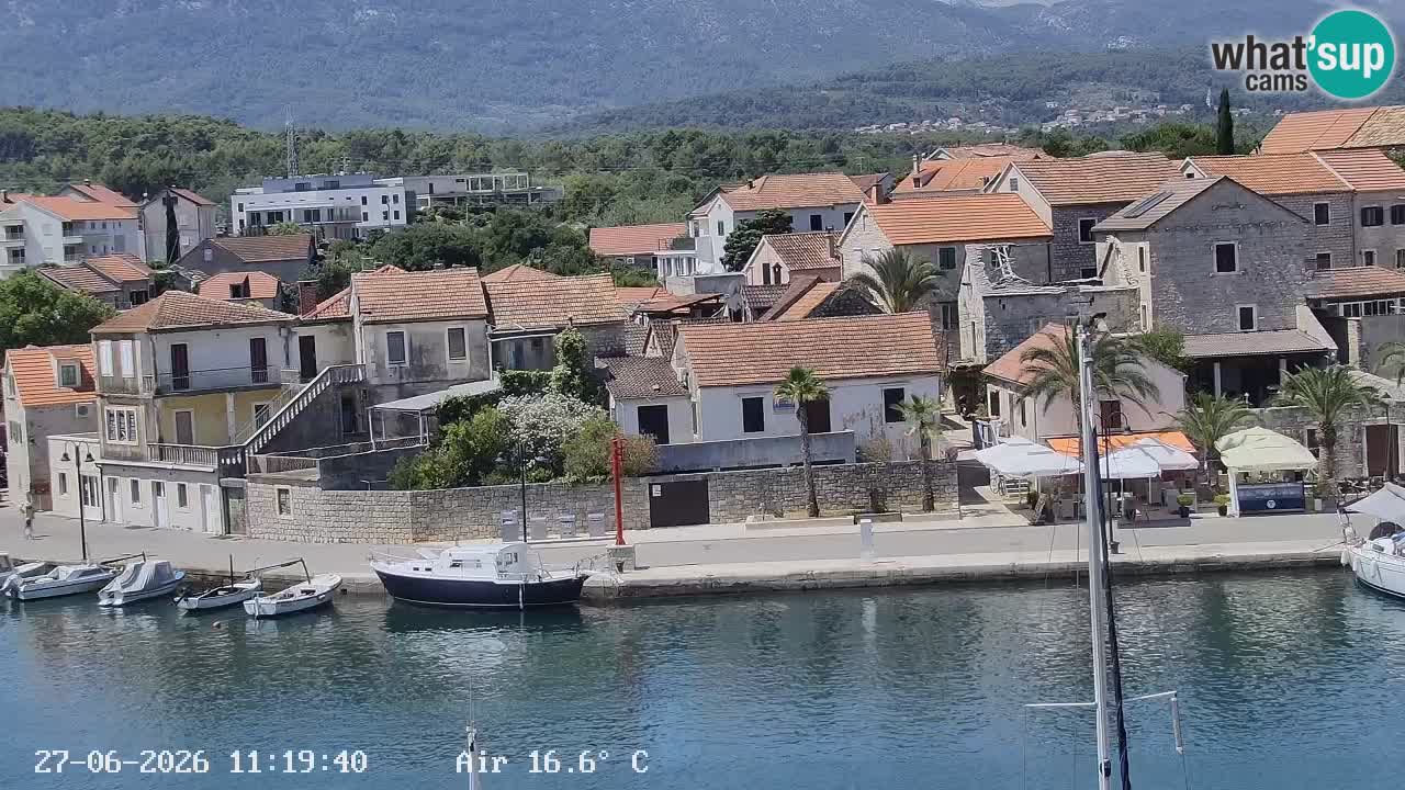 Webcam Hvar Vrboska marina | Dalmazia