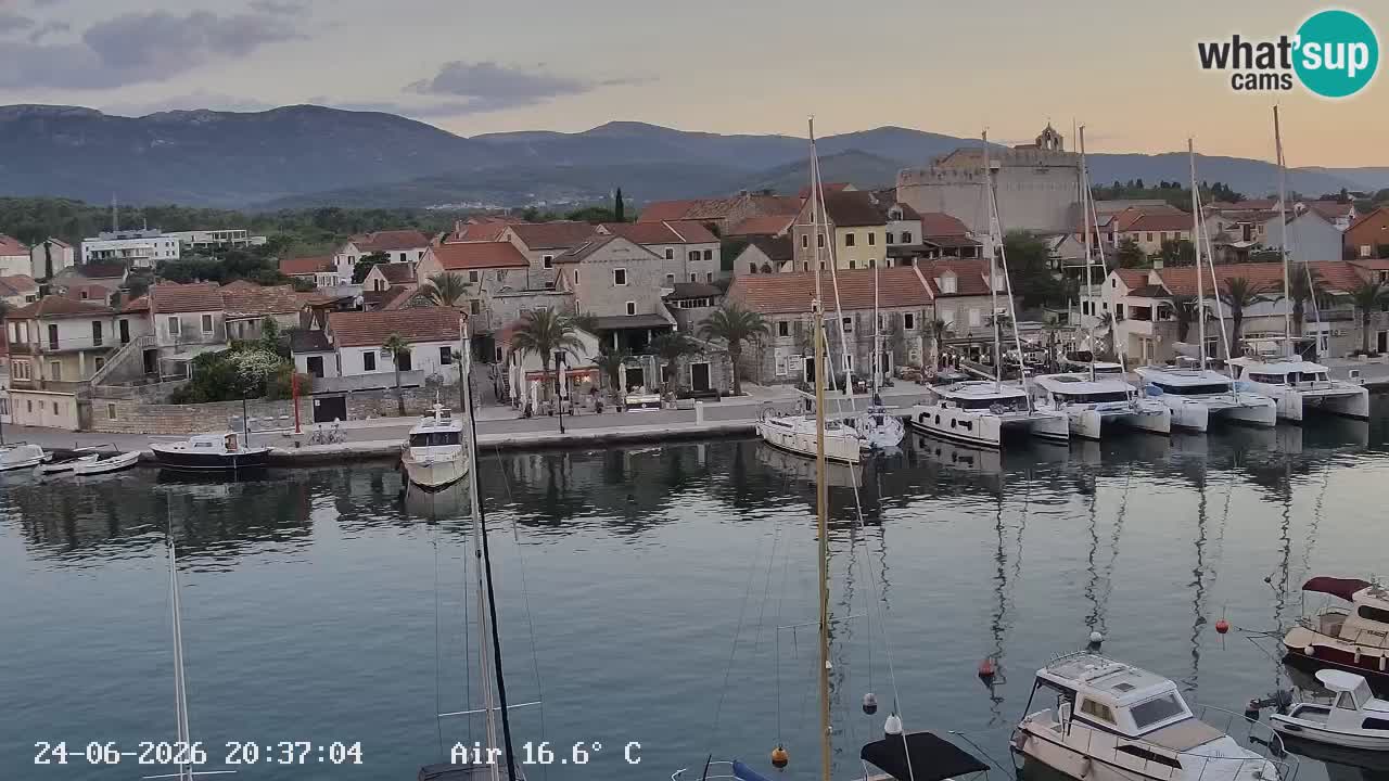 Webcam Hvar Vrboska marina | Dalmazia