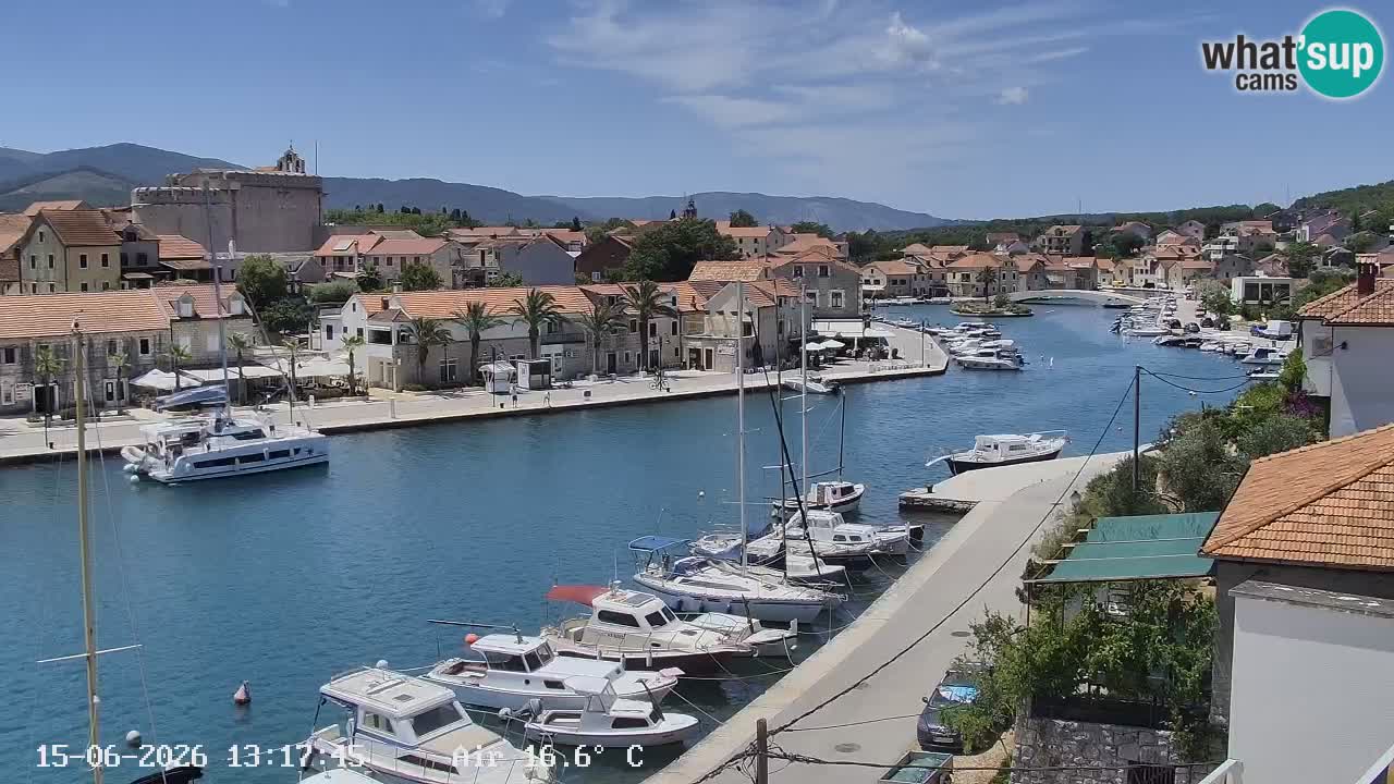 Webcam Vrboska marina | Hvar Insel | Dalmatien