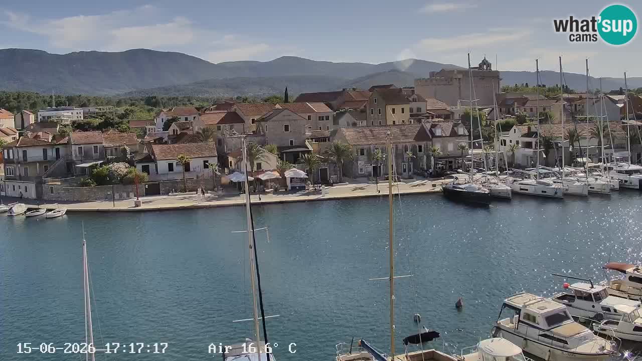 Webcam Vrboska marina | Hvar Insel | Dalmatien