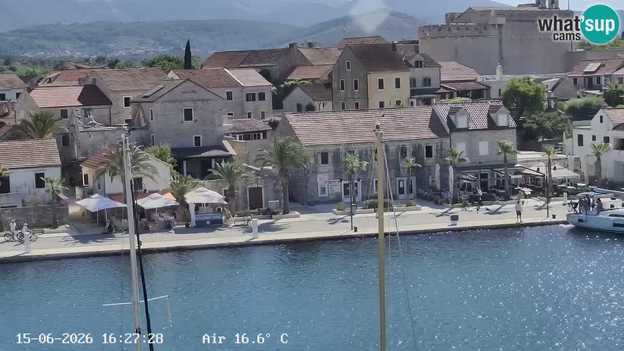 Webcam Vrboska marina | Hvar Insel | Dalmatien
