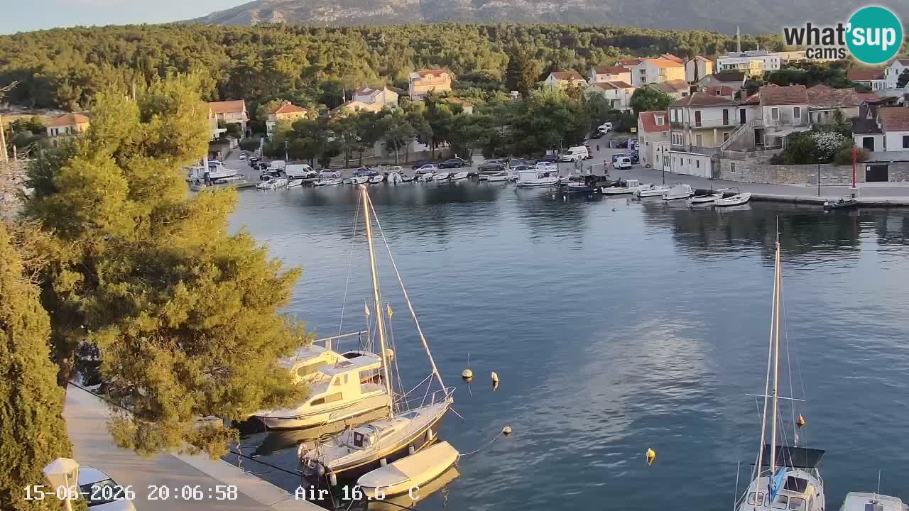 Livecam Vrboska marina | Hvar island | Dalmatia