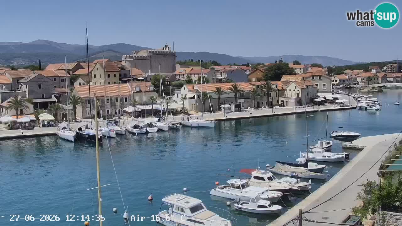 Livecam Hvar Vrboska marina | Île de Hvar | Dalmatia
