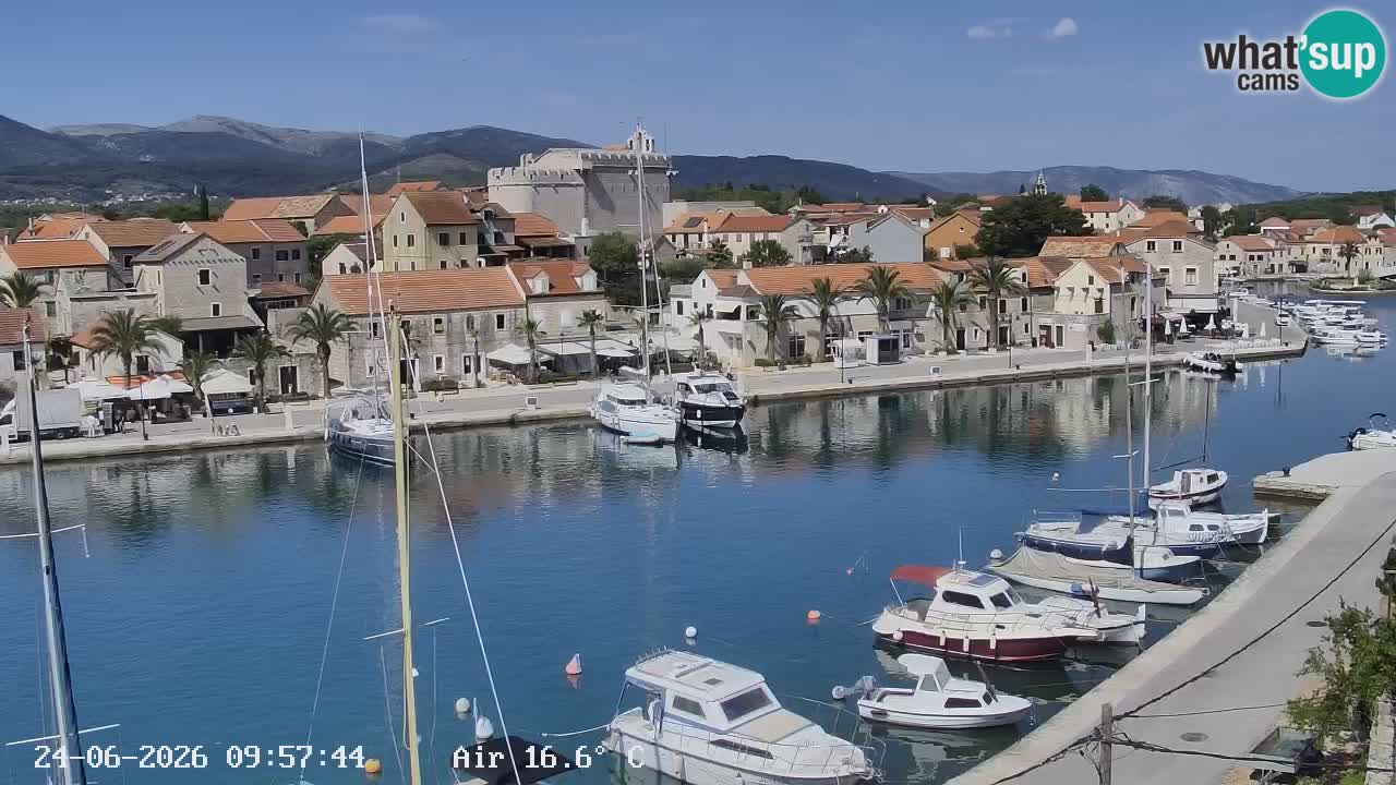 Livecam Hvar Vrboska marina | Île de Hvar | Dalmatia