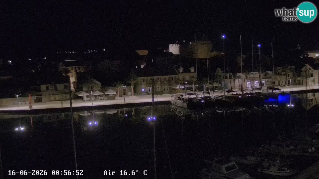 Webcam Vrboska marina | Hvar Insel | Dalmatien