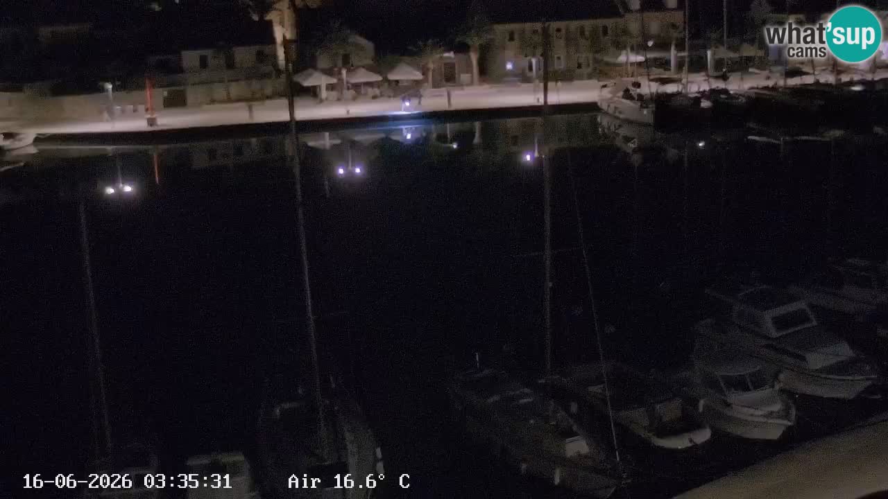 Webcam Vrboska marina | Hvar Insel | Dalmatien