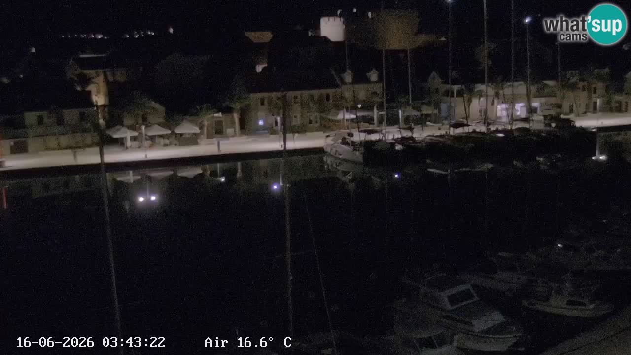 Webcam Vrboska marina | Hvar Insel | Dalmatien