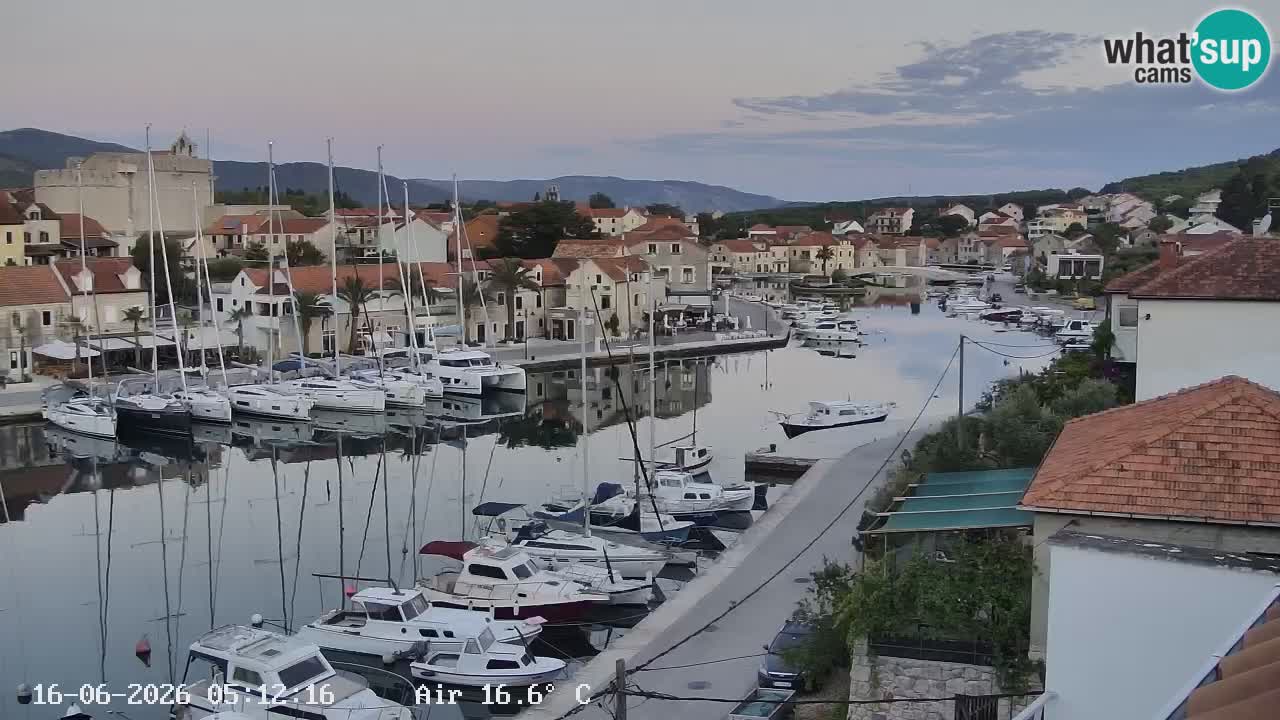 Webcam Vrboska marina | Hvar Insel | Dalmatien