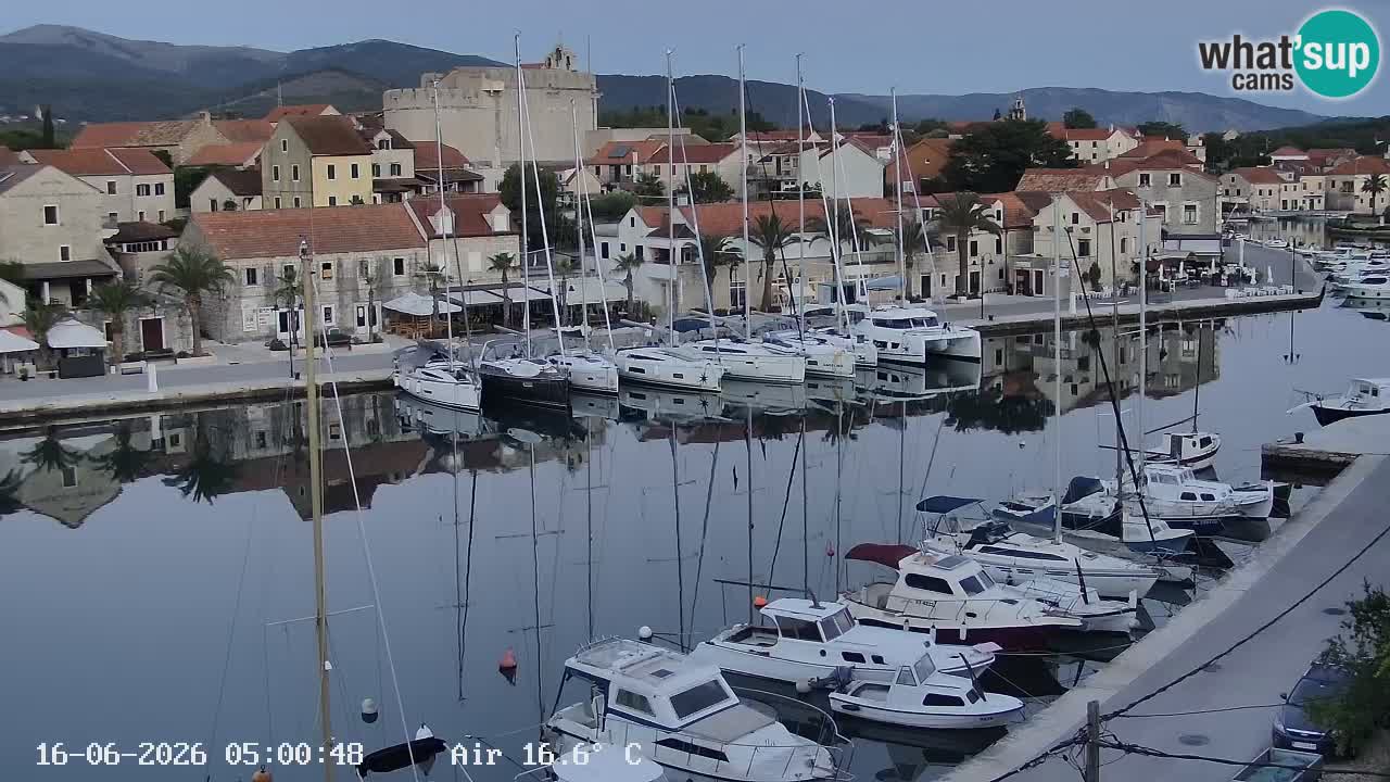 Webcam Vrboska marina | Hvar Insel | Dalmatien