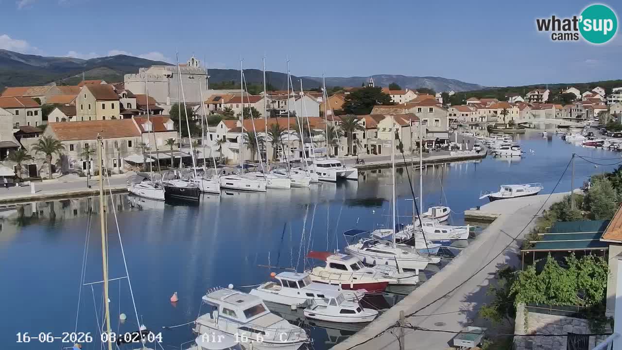 Livecam Vrboska marina | Hvar island | Dalmatia