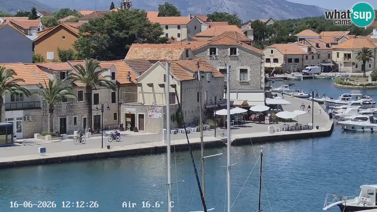 Webcam Vrboska marina | Hvar Insel | Dalmatien