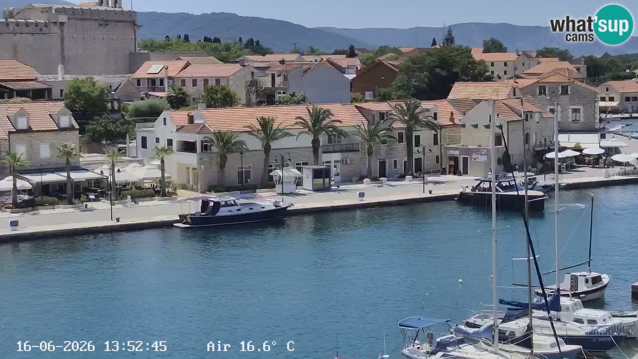 Livecam Vrboska marina | Hvar island | Dalmatia