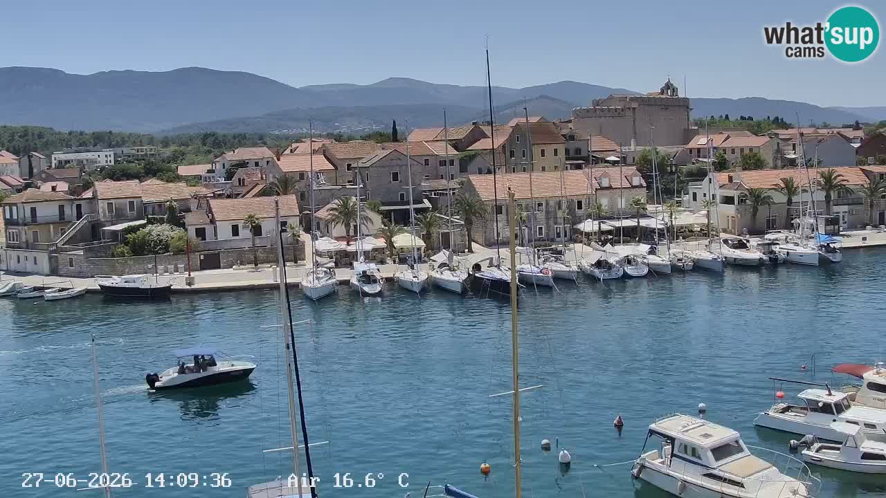 Livecam Vrboska marina | Hvar island | Dalmatia