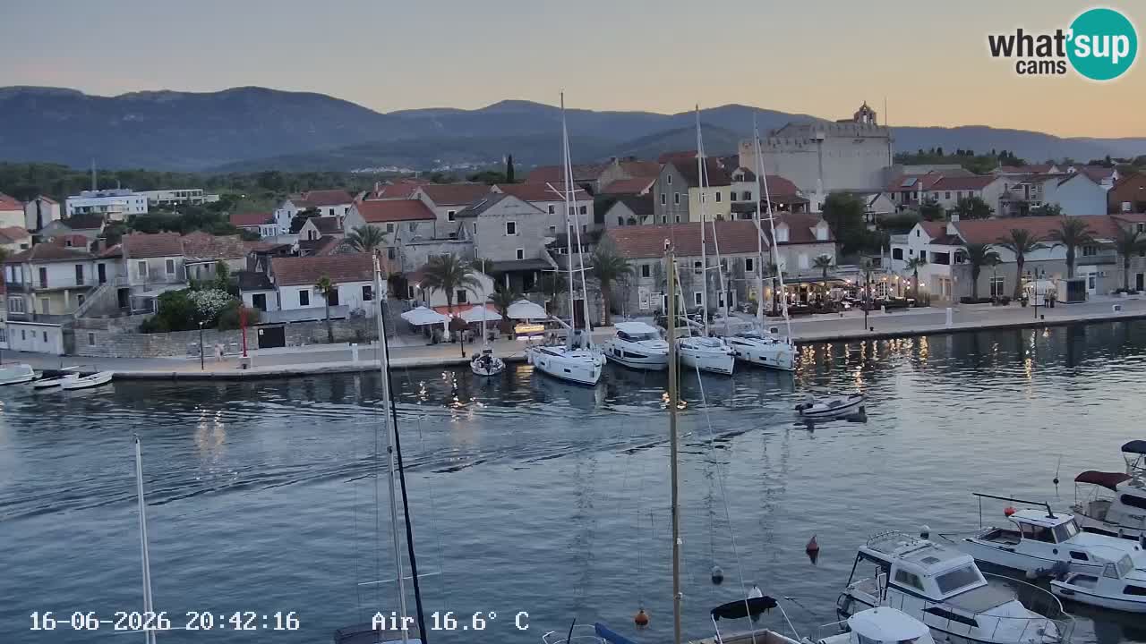 Web kamera Hvar Vrboska marina | otok Hvar | Dalmacija