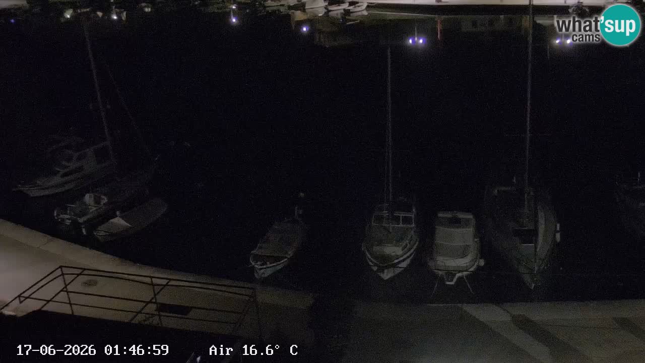 Livecam Hvar Vrboska marina | Île de Hvar | Dalmatia