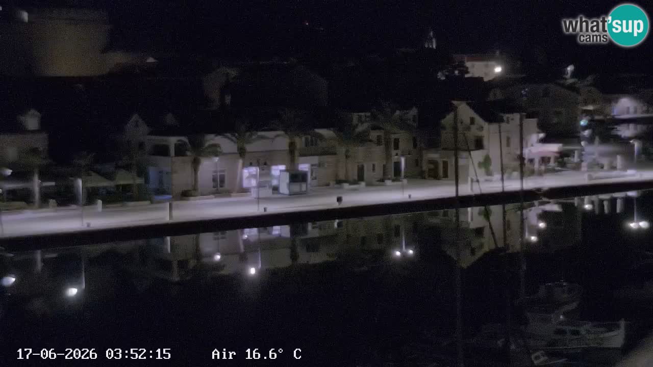 Webcam Vrboska marina | Hvar Insel | Dalmatien