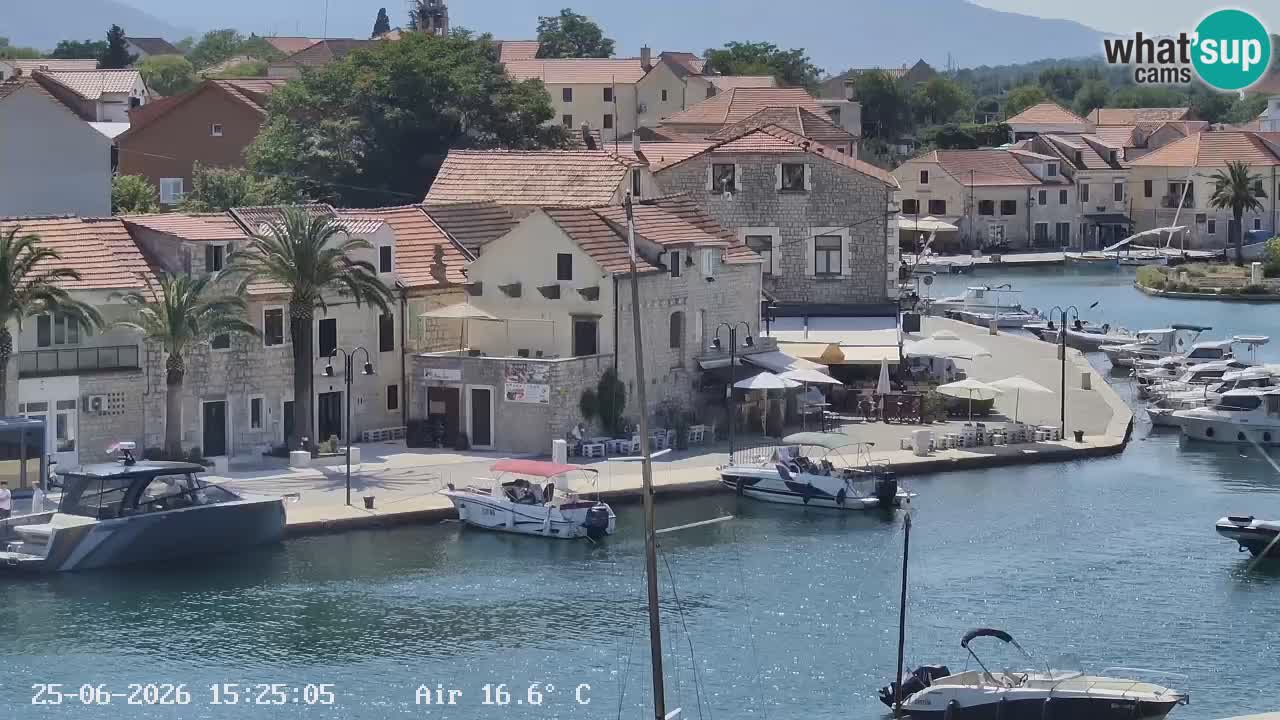 Livecam Vrboska marina | Hvar island | Dalmatia