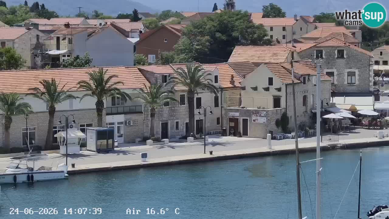 Livecam Hvar Vrboska marina | Île de Hvar | Dalmatia