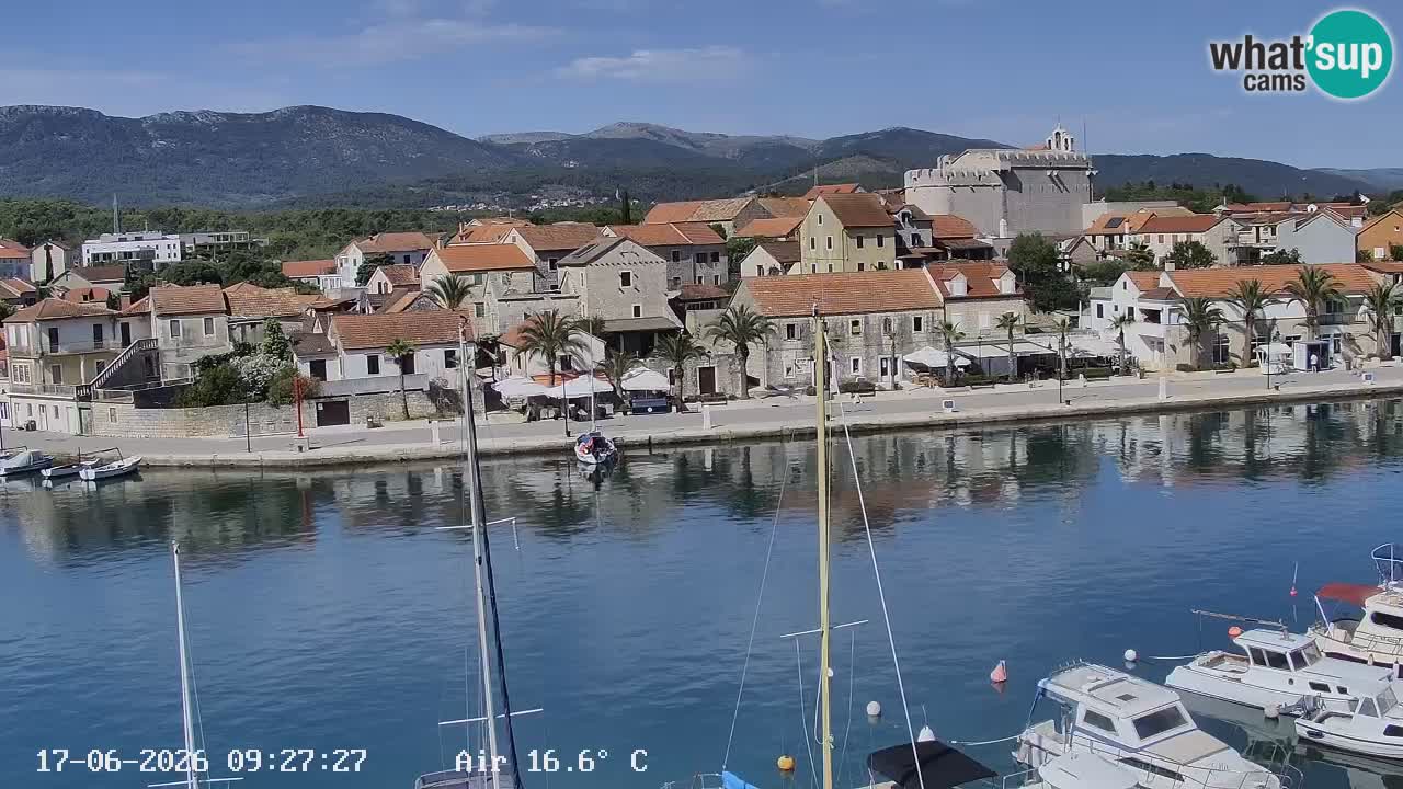 Livecam Vrboska marina | Hvar island | Dalmatia