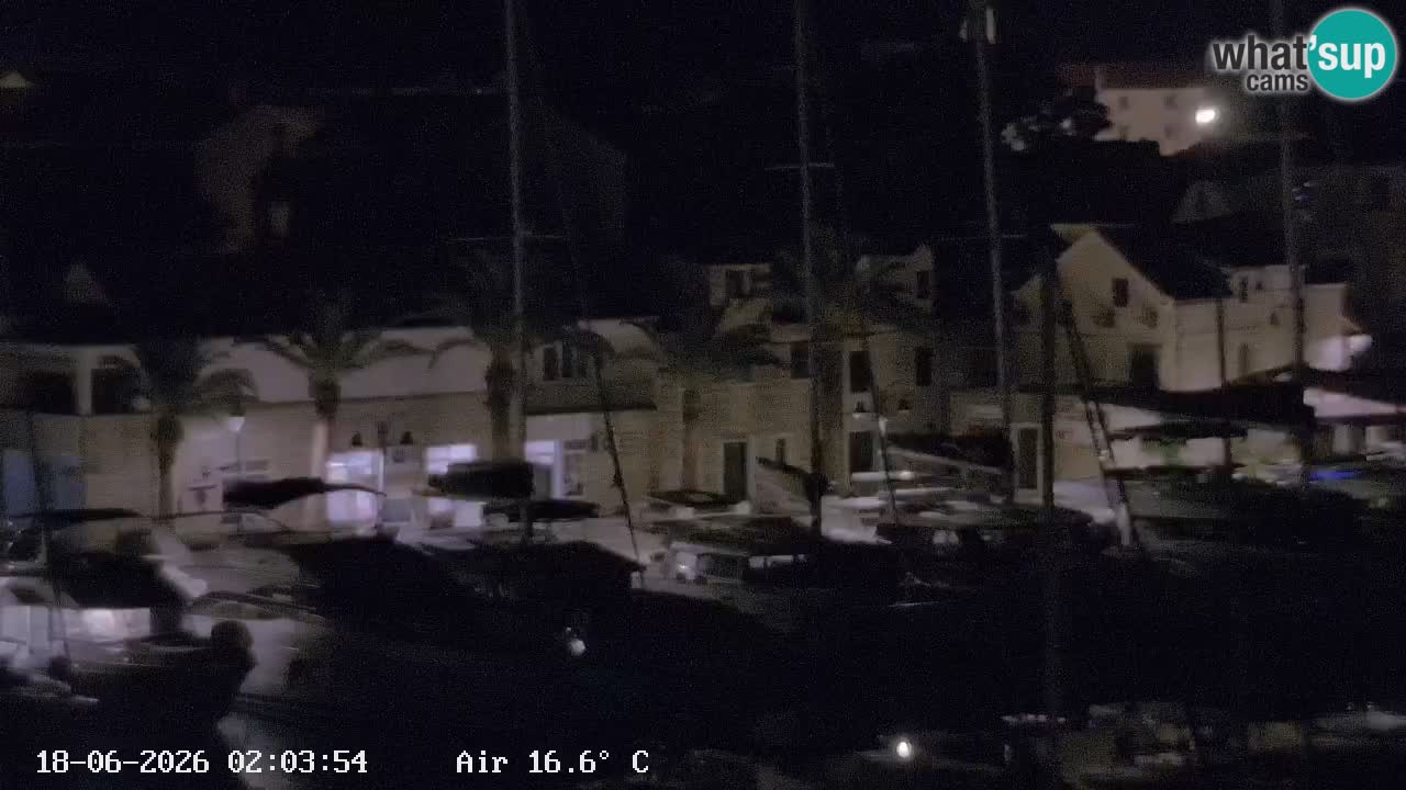Livecam Vrboska marina | Hvar island | Dalmatia