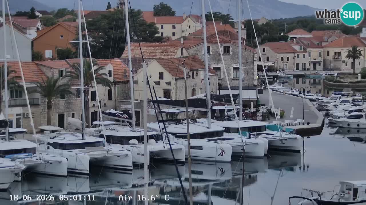 Livecam Vrboska marina | Hvar island | Dalmatia