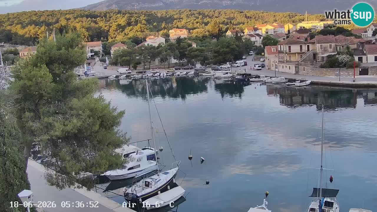 Livecam Vrboska marina | Hvar island | Dalmatia