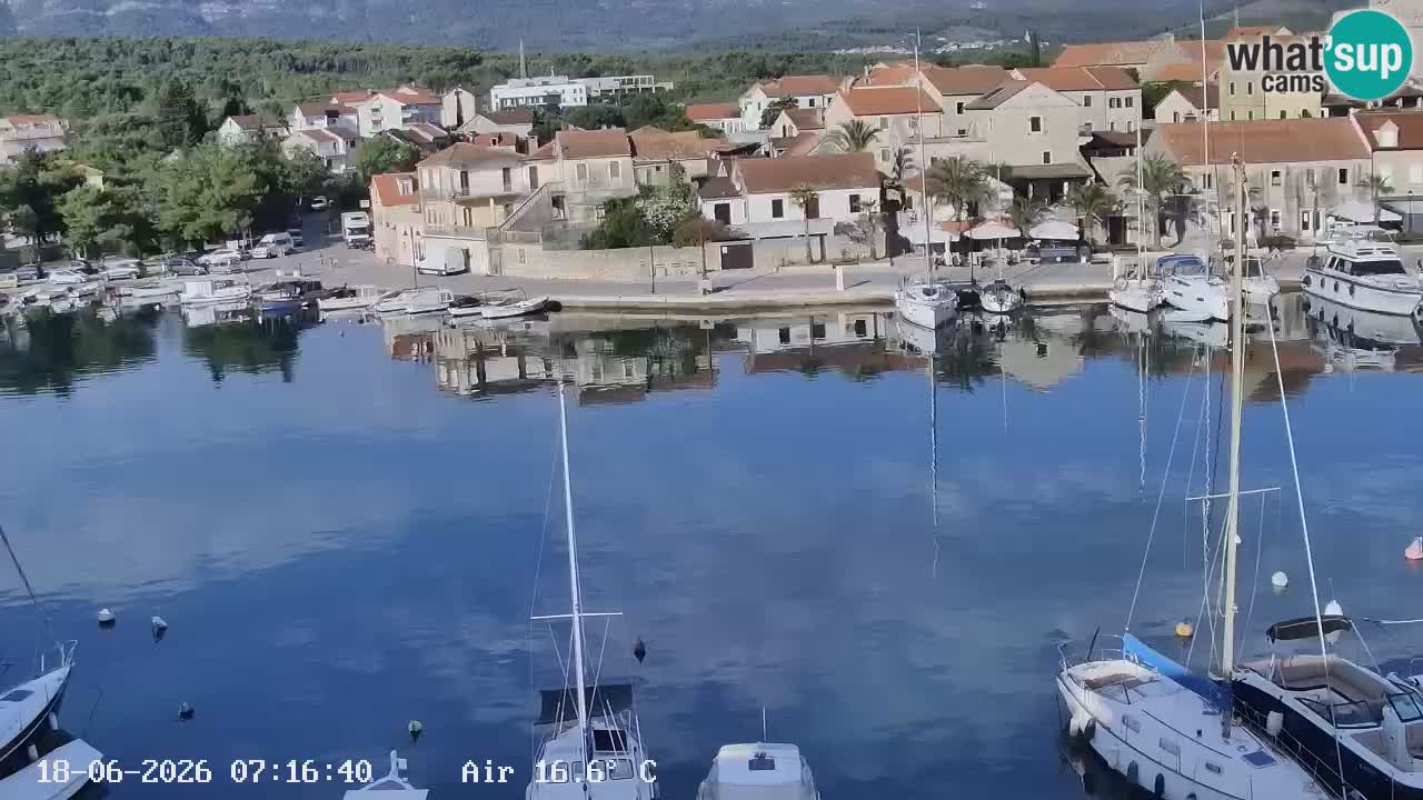 Livecam Vrboska marina | Hvar island | Dalmatia