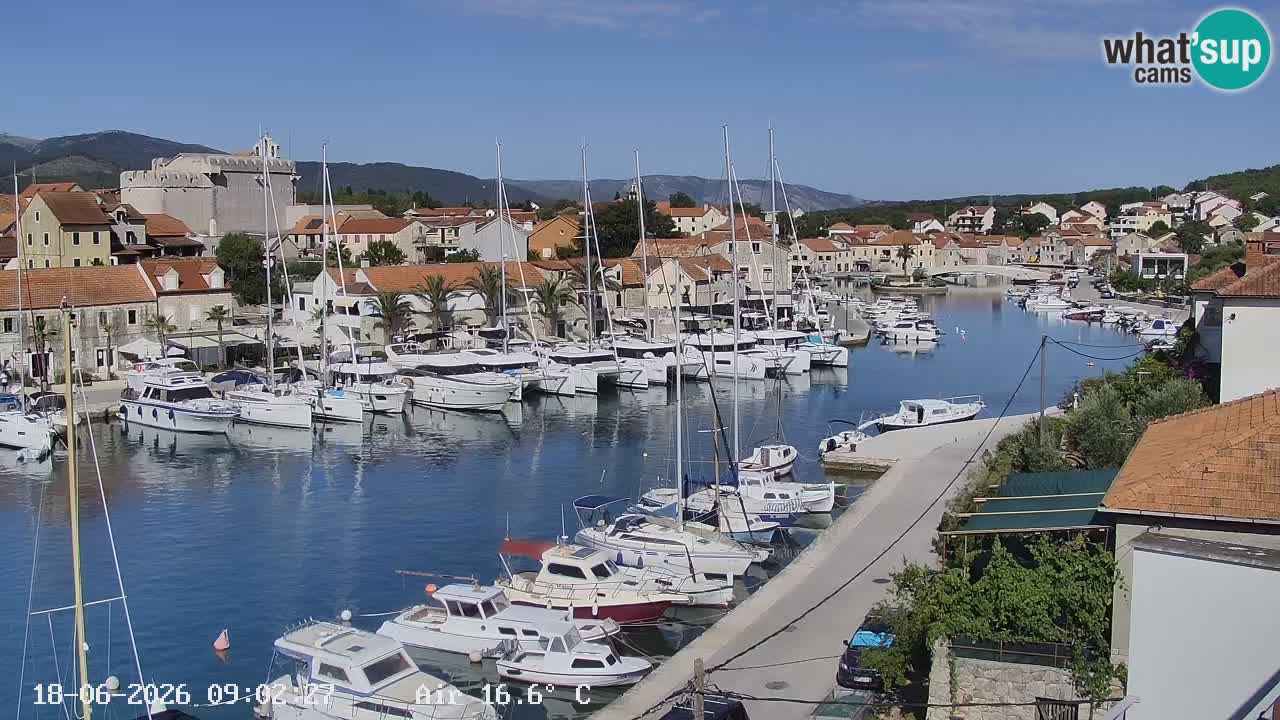 Web kamera Hvar Vrboska marina | otok Hvar | Dalmacija