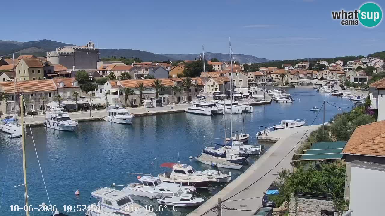 Webcam Vrboska marina | Hvar Insel | Dalmatien