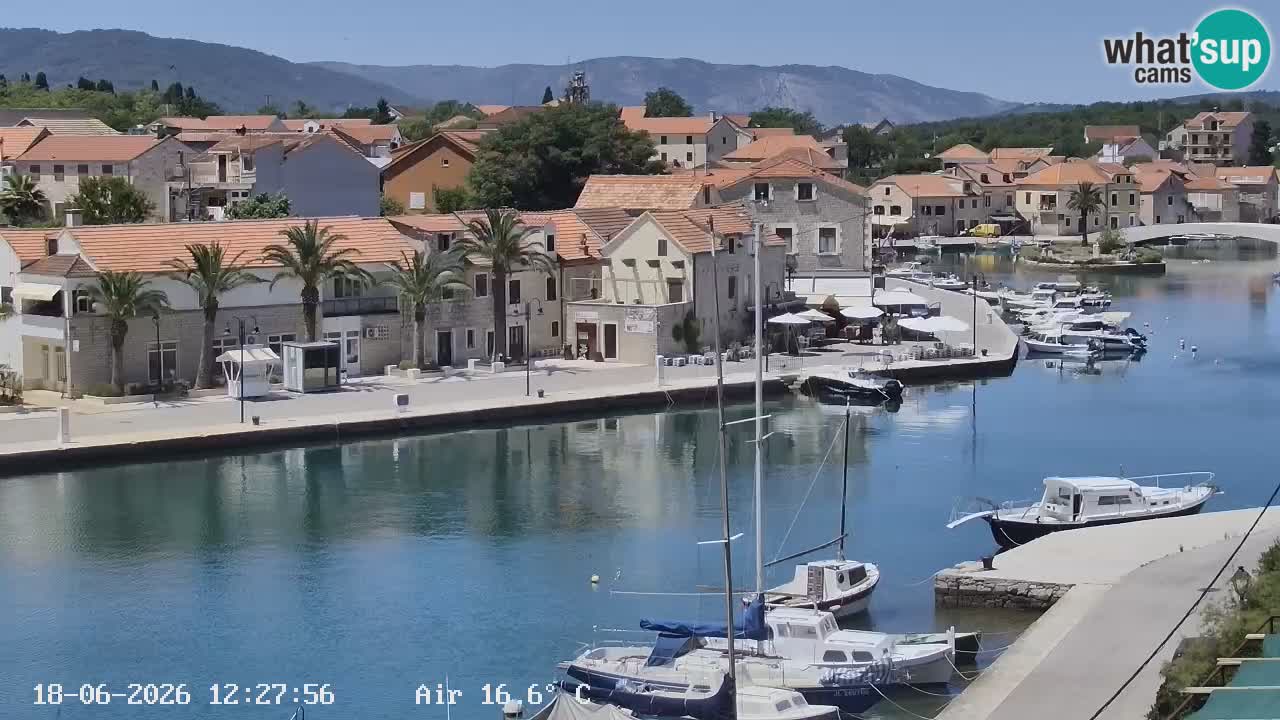 Livecam Vrboska marina | Hvar island | Dalmatia