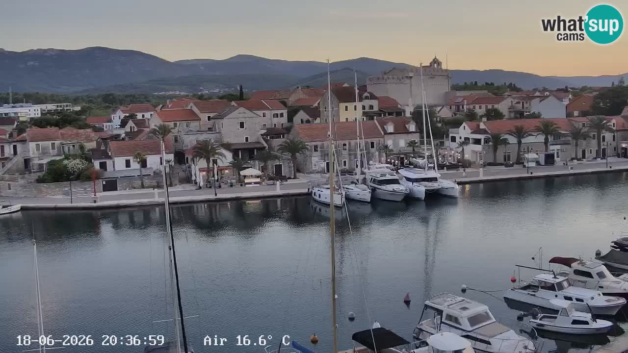 Webcam Vrboska marina | Hvar Insel | Dalmatien