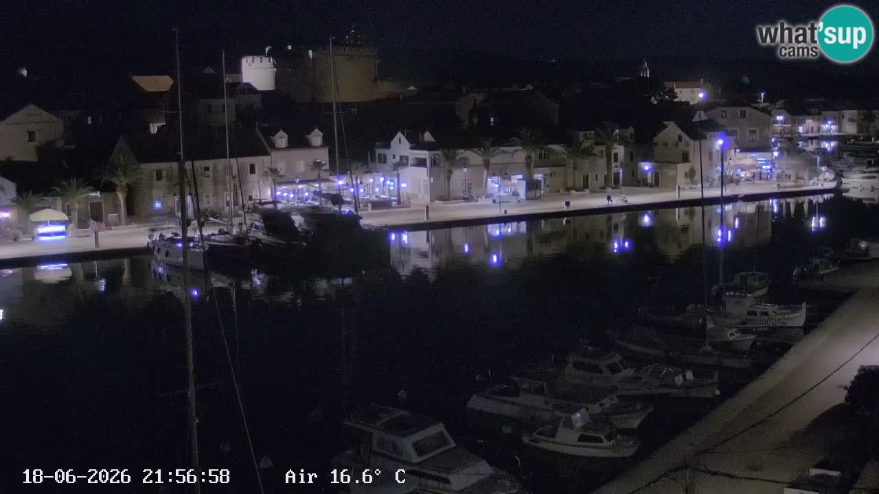 Webcam Vrboska marina | Hvar Insel | Dalmatien