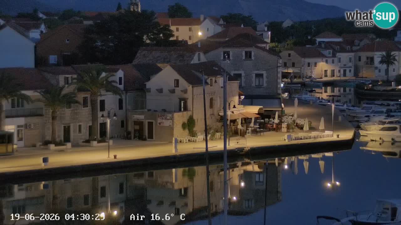 Livecam Vrboska marina | Hvar island | Dalmatia