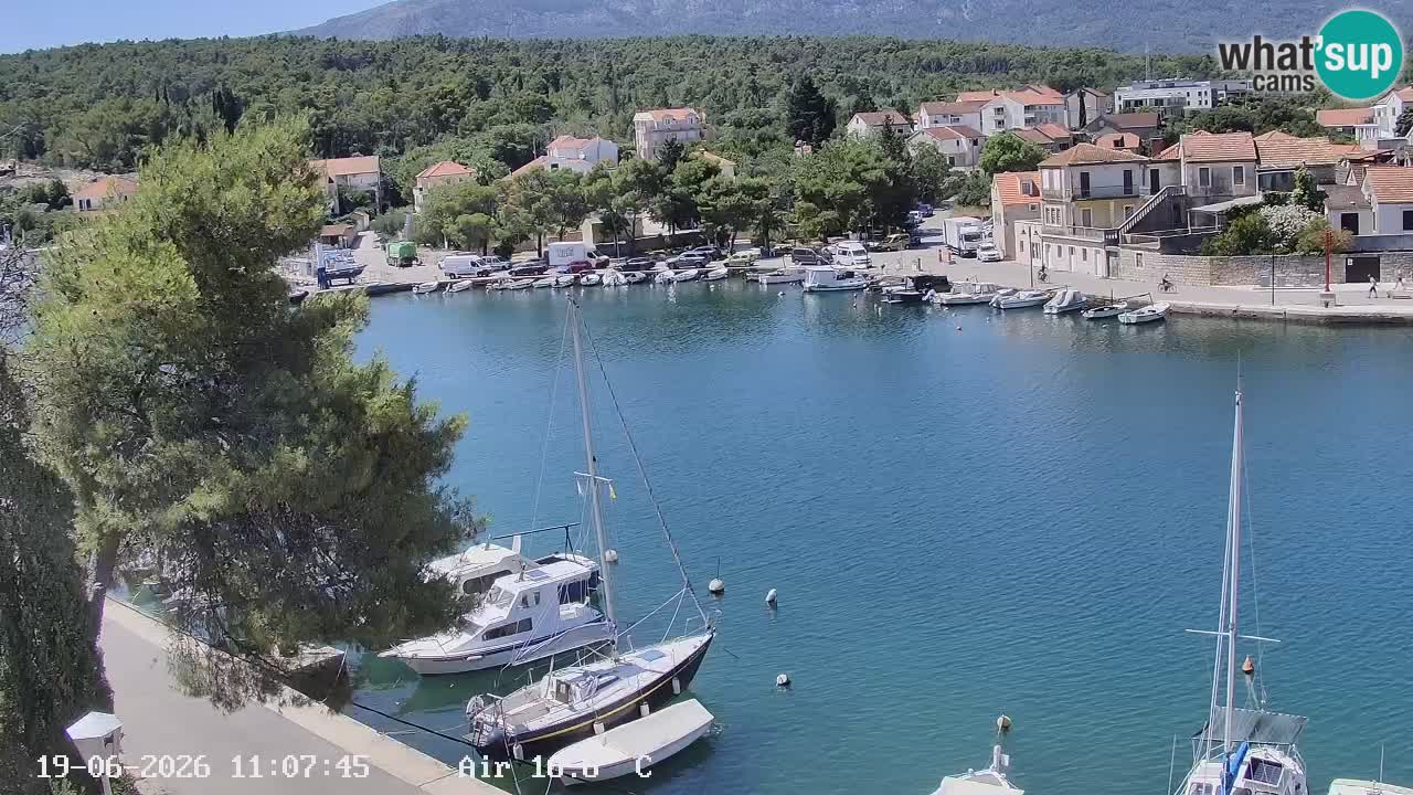 Webcam Hvar Vrboska marina | Dalmazia
