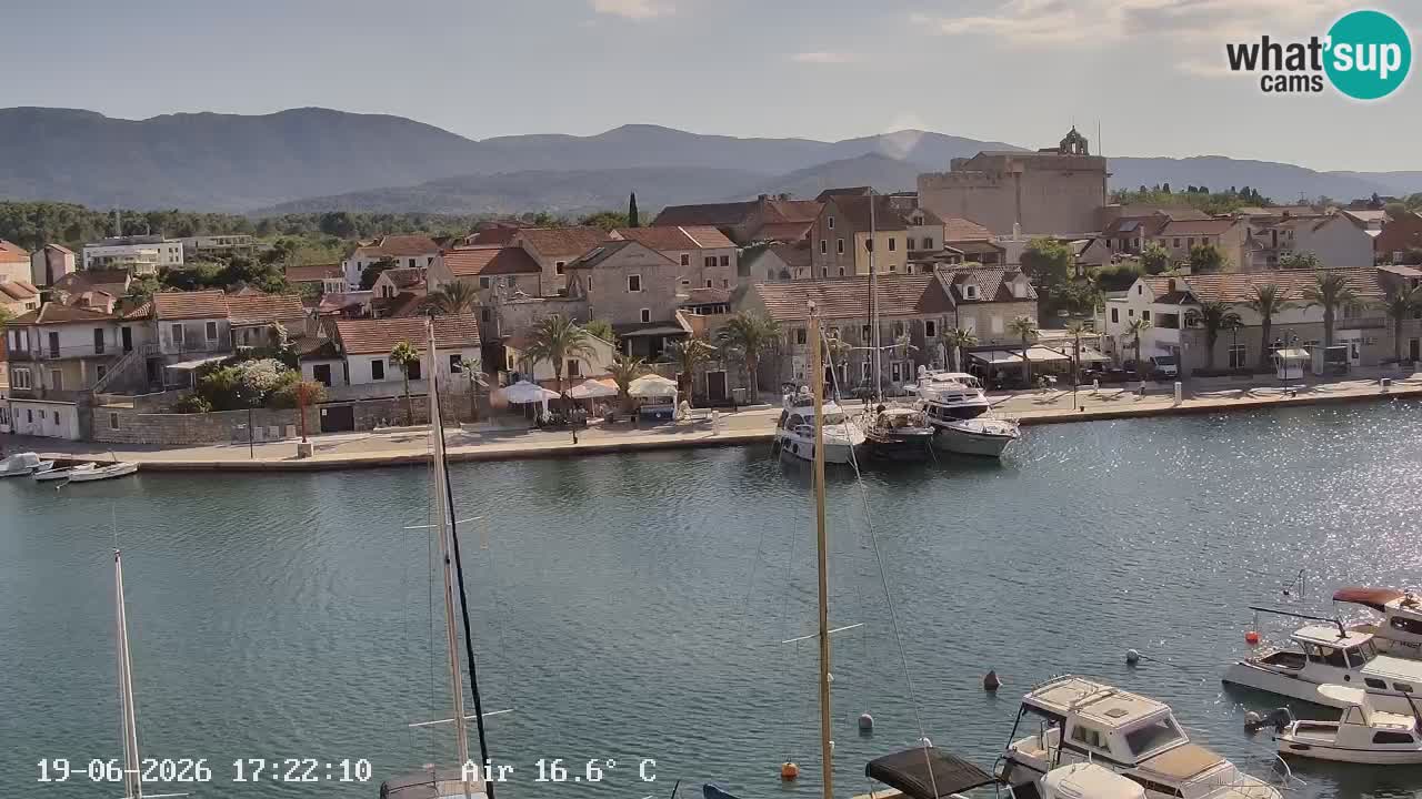 Livecam Vrboska marina | Hvar island | Dalmatia